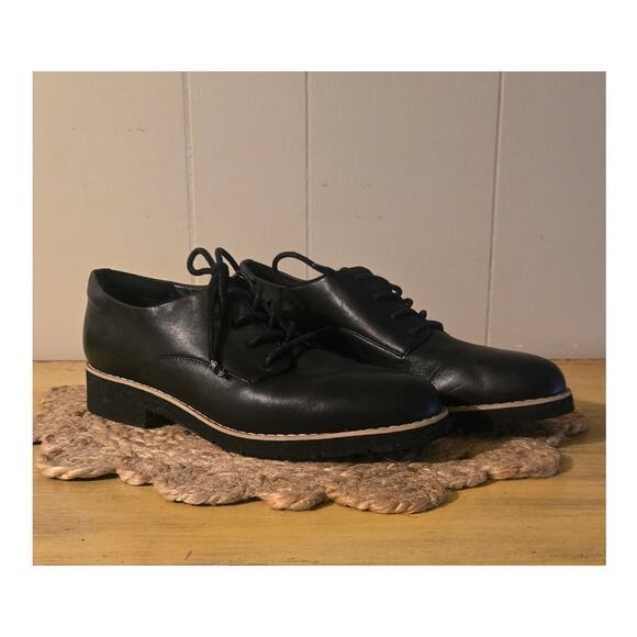 ALDO Cerquedaflex Black Ladies Oxford Shoes Size US 7.5 - Picture 3 of 9